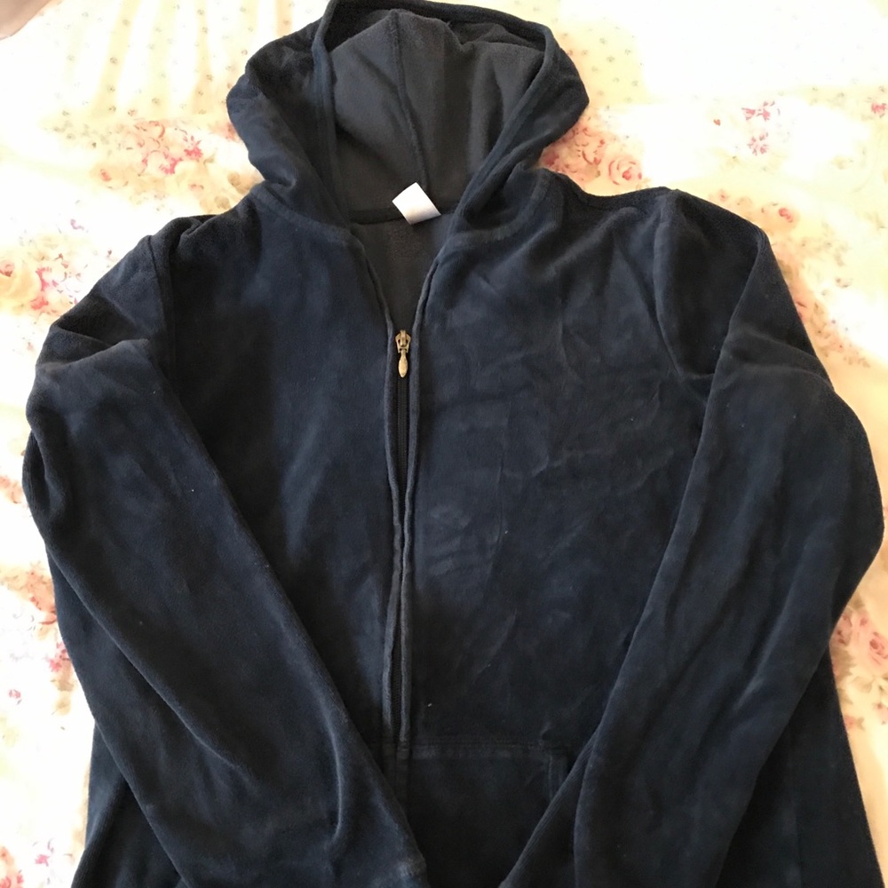 Old Navy Blue zip up hoodie Size M